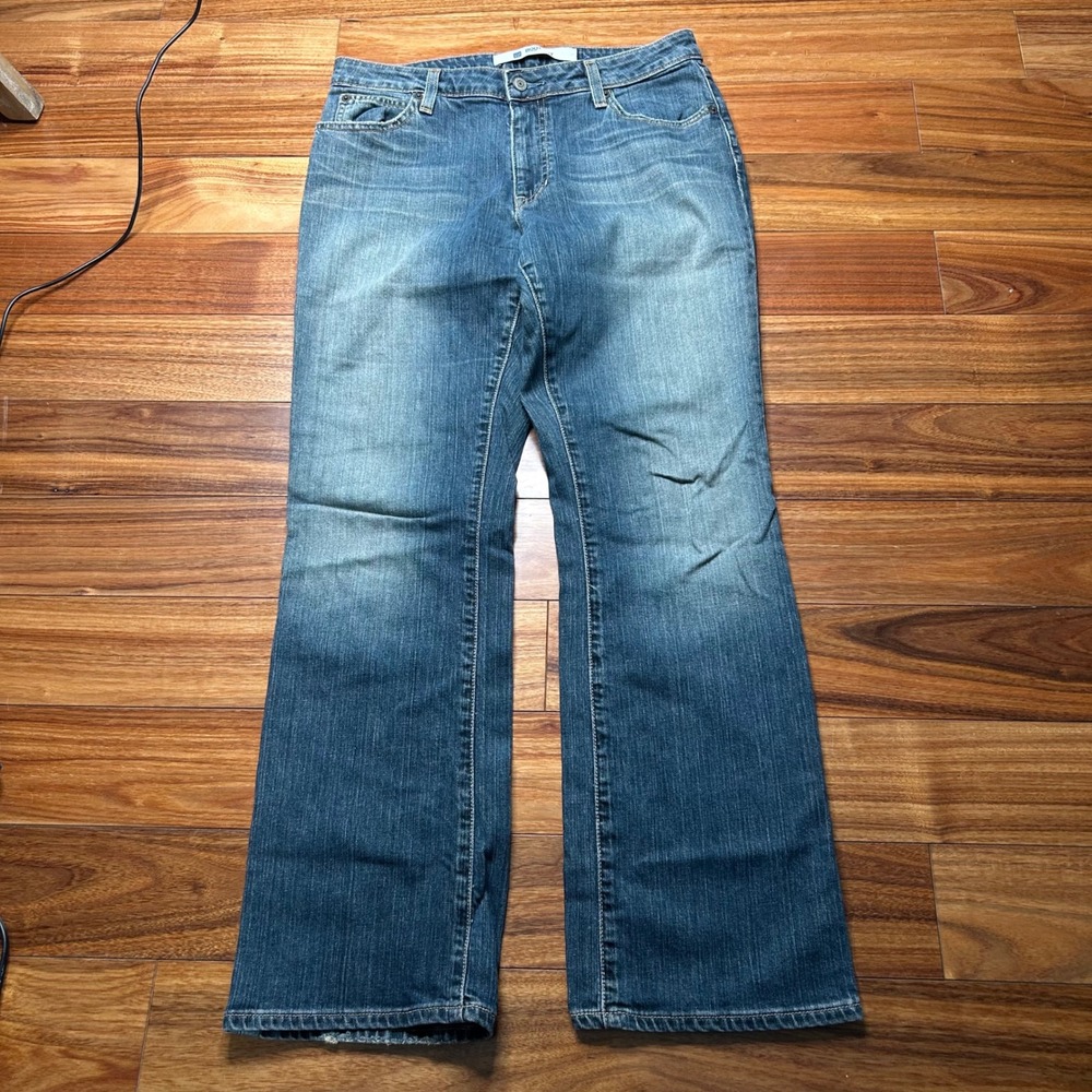 GAP‎ Womens Boot Cut Jeans Medium Wash Denim Pants Size 10 2008